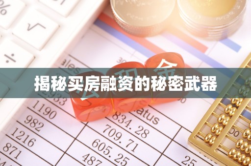 大涌揭秘买房融资的秘密武器