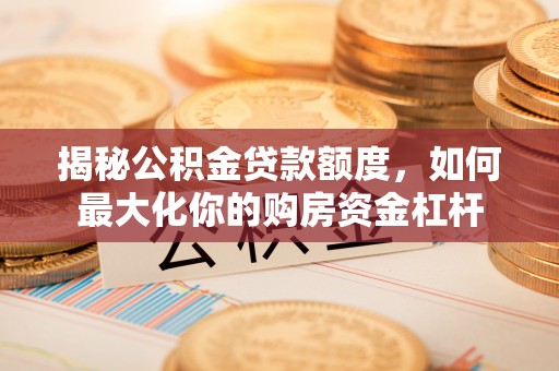 大涌揭秘公积金贷款额度，如何最大化你的购房资金杠杆