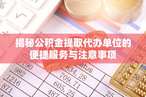 大涌揭秘公积金提取代办单位的便捷服务与注意事项